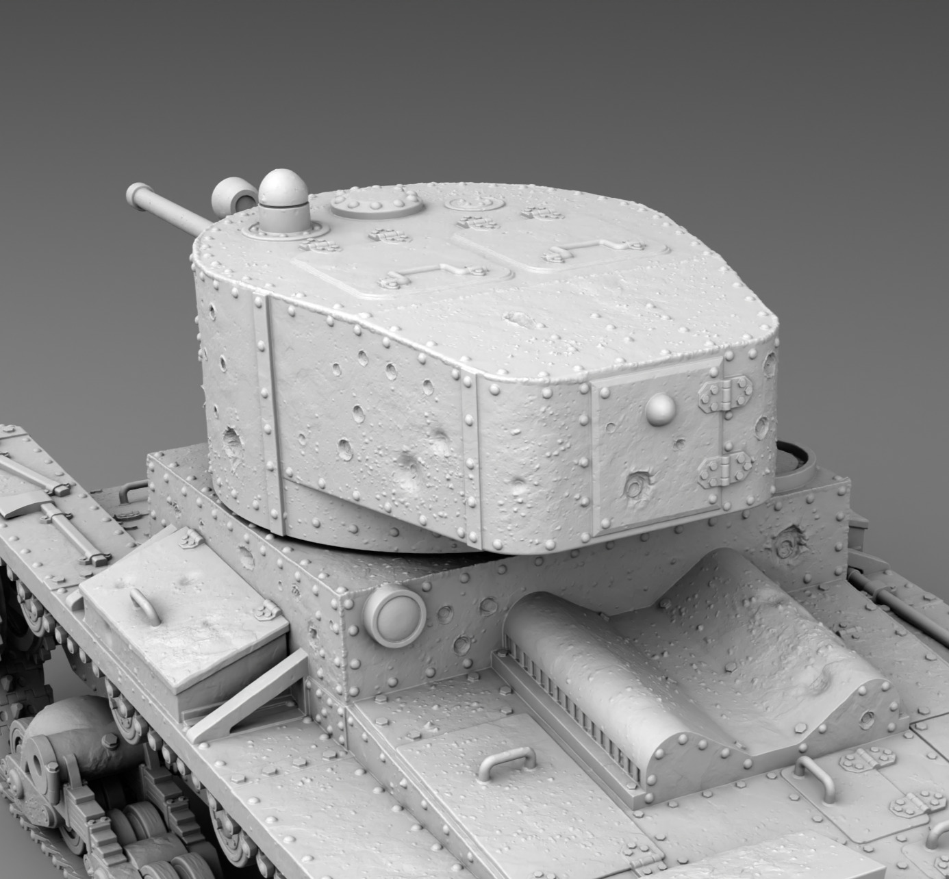 USSR tank T-26 3D print model_12