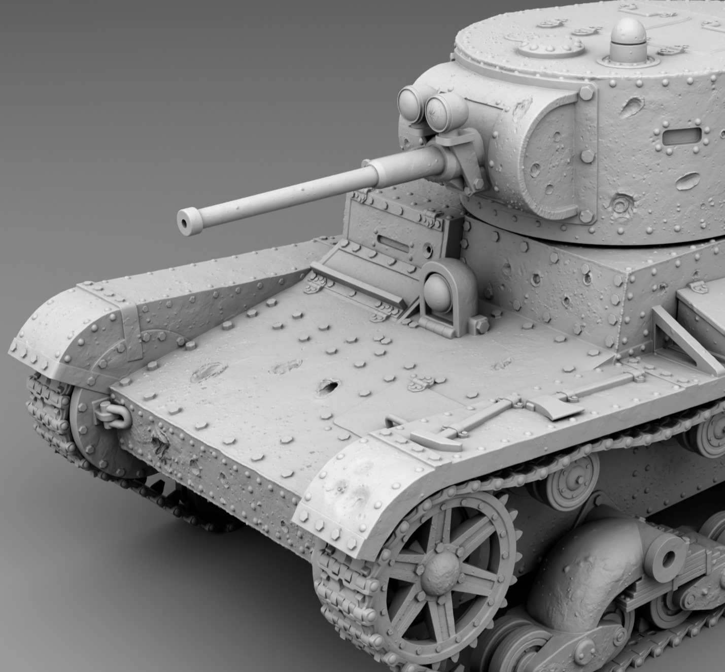 USSR tank T-26 3D print model_9