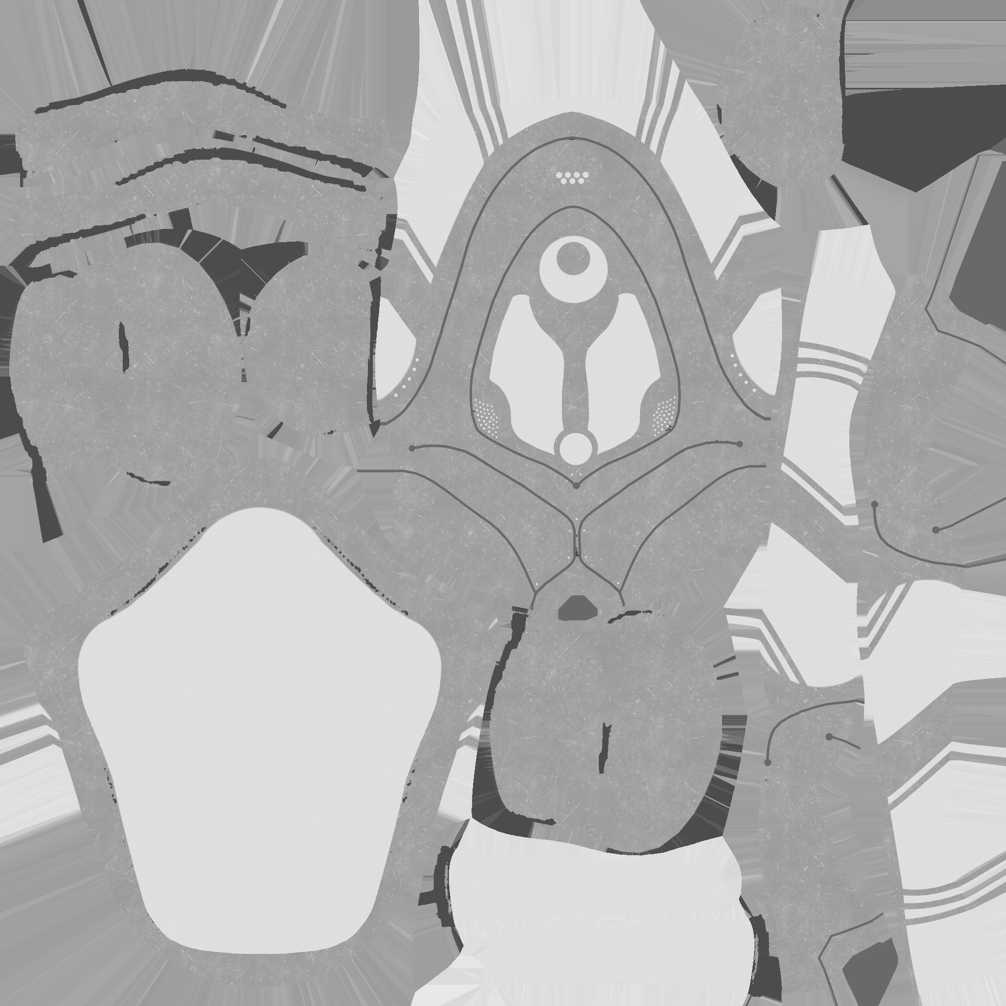 SciFi Backpack H05 Steel Bright - Fashion Character Design Low-poly 3D model_24