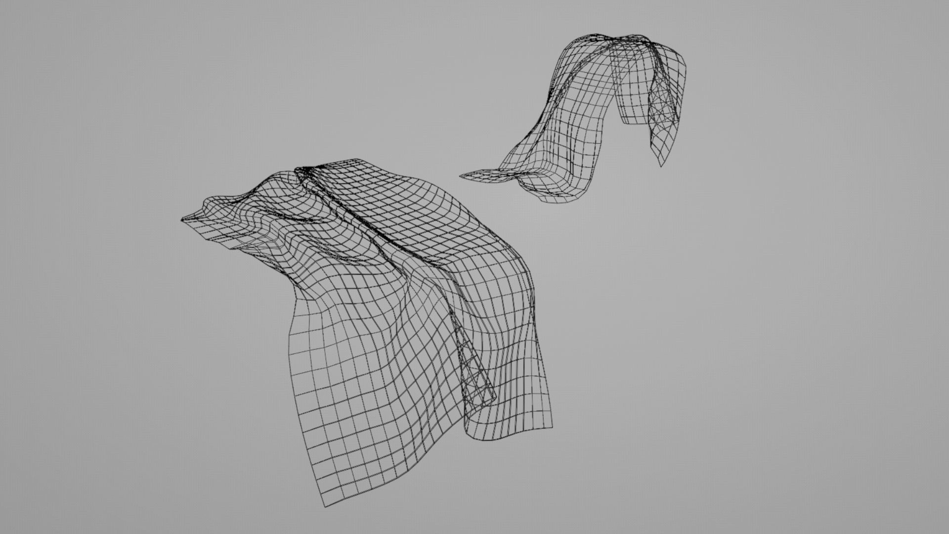 Shapespark low poly blankets kit - Free 3D model_5