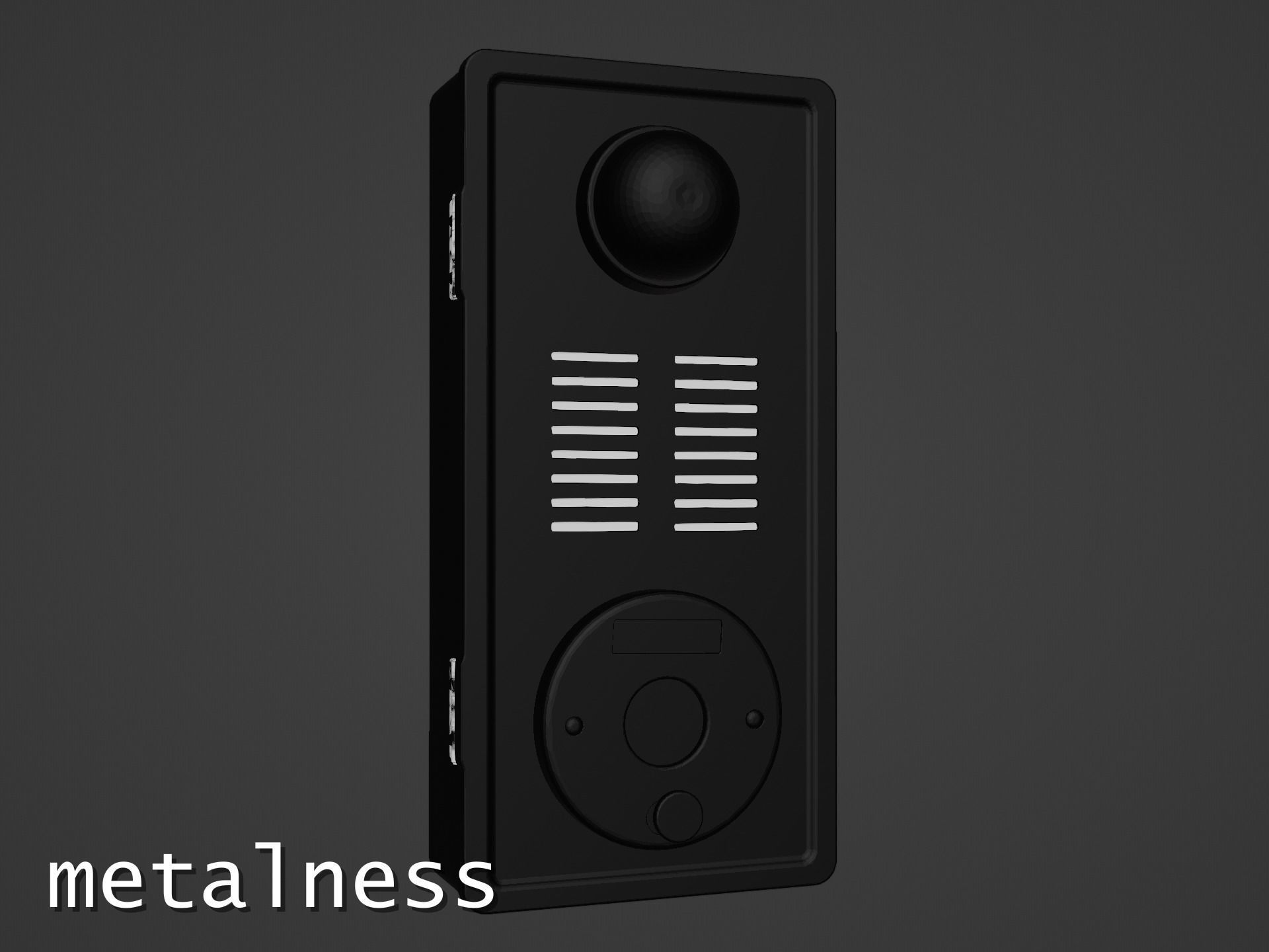 Photorealistic Taiwanese Fire Alarm Low-poly 3D model_10