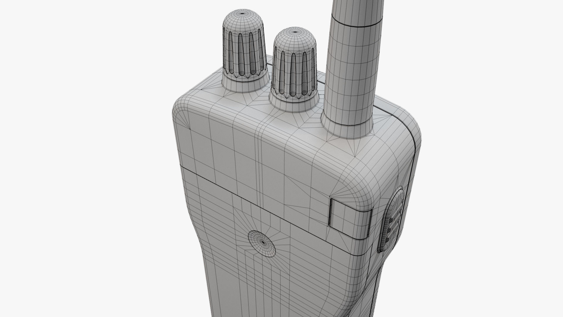 Handheld VHF Radio 3D model_12