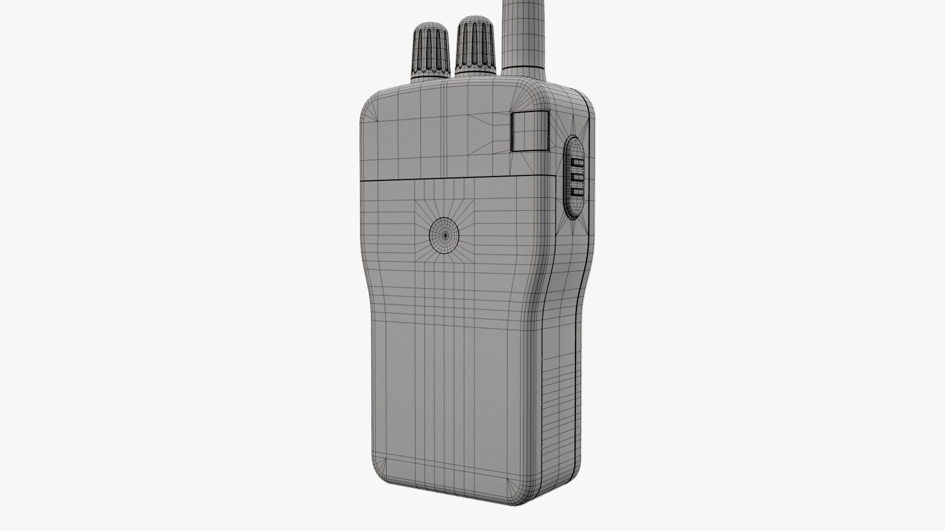 Handheld VHF Radio 3D model_11