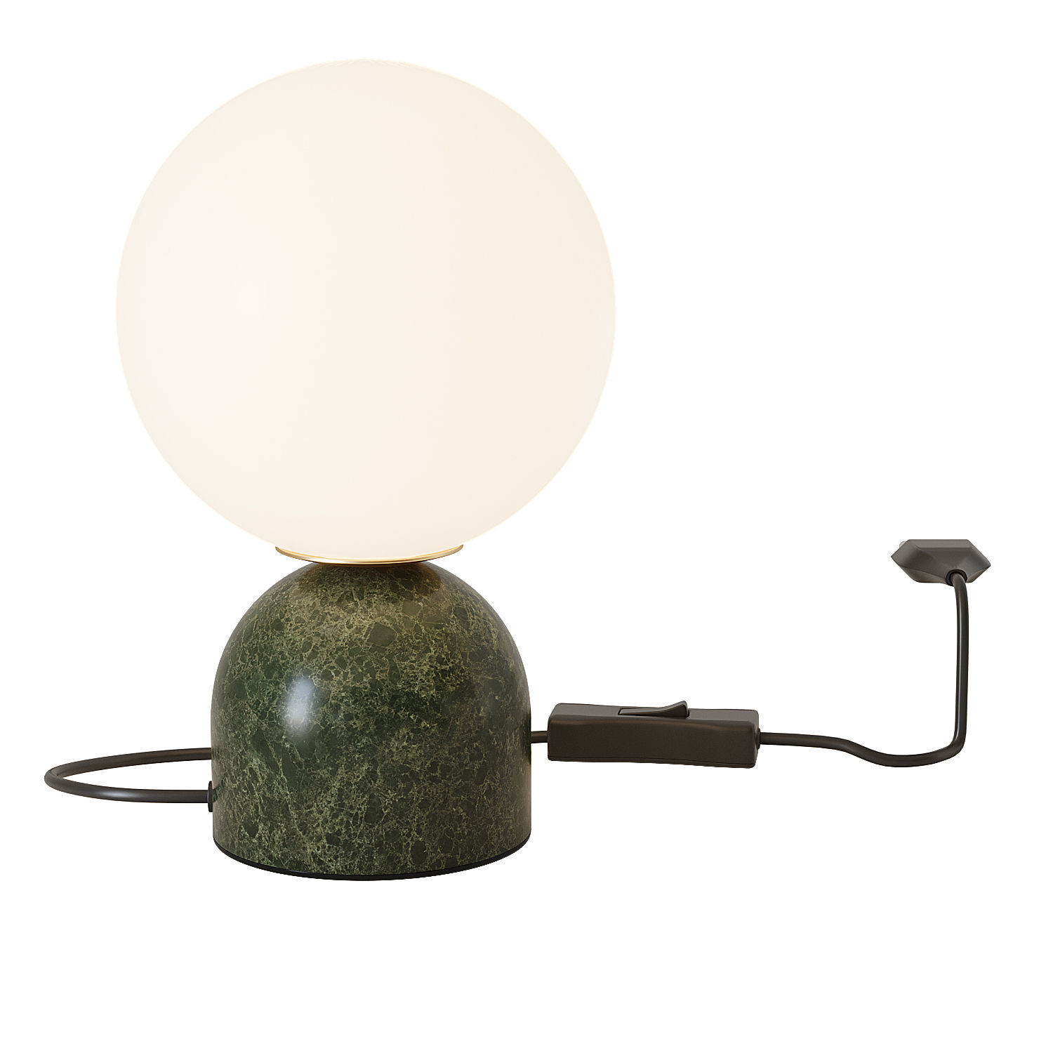 Nordic Bedside Marble Table Lamp 3D model_7