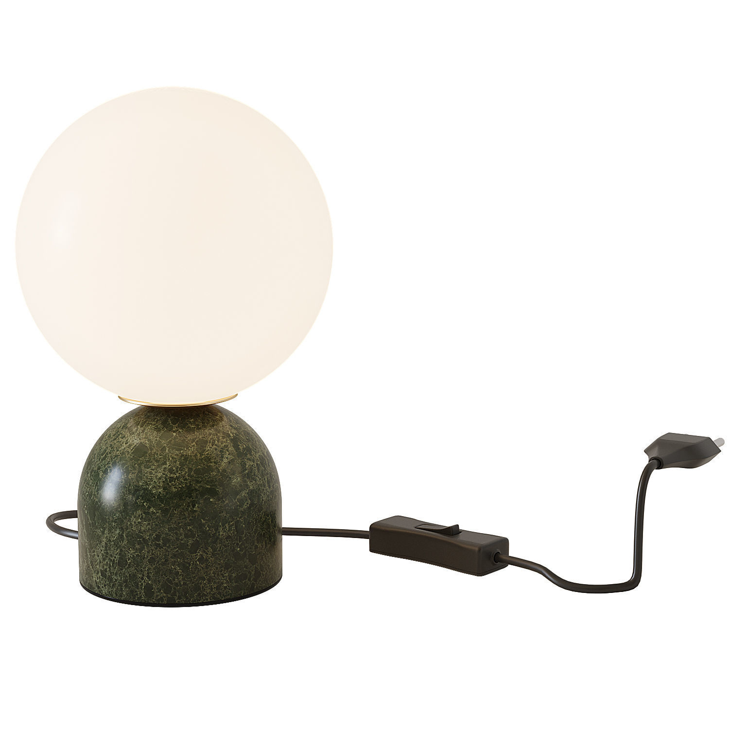 Nordic Bedside Marble Table Lamp 3D model_1