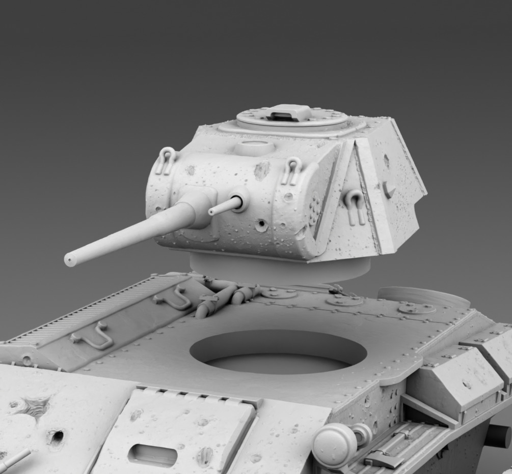 USSR tank T-70 3D print model_16