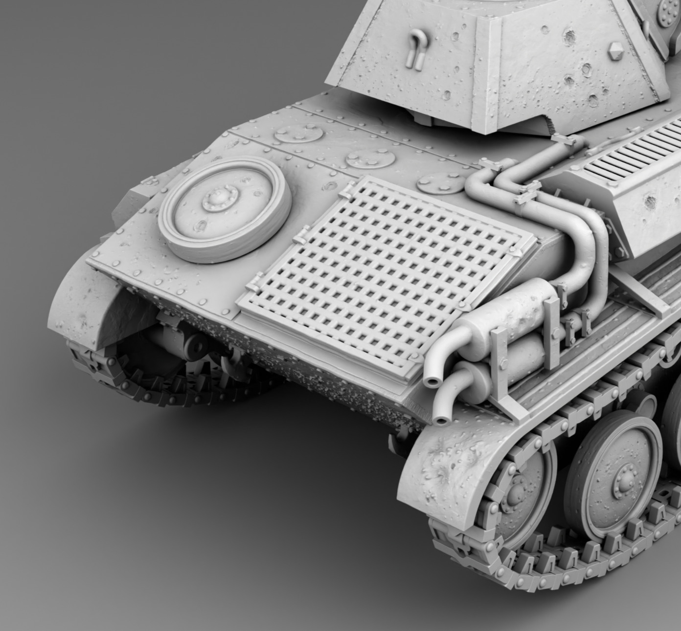 USSR tank T-70 3D print model_12