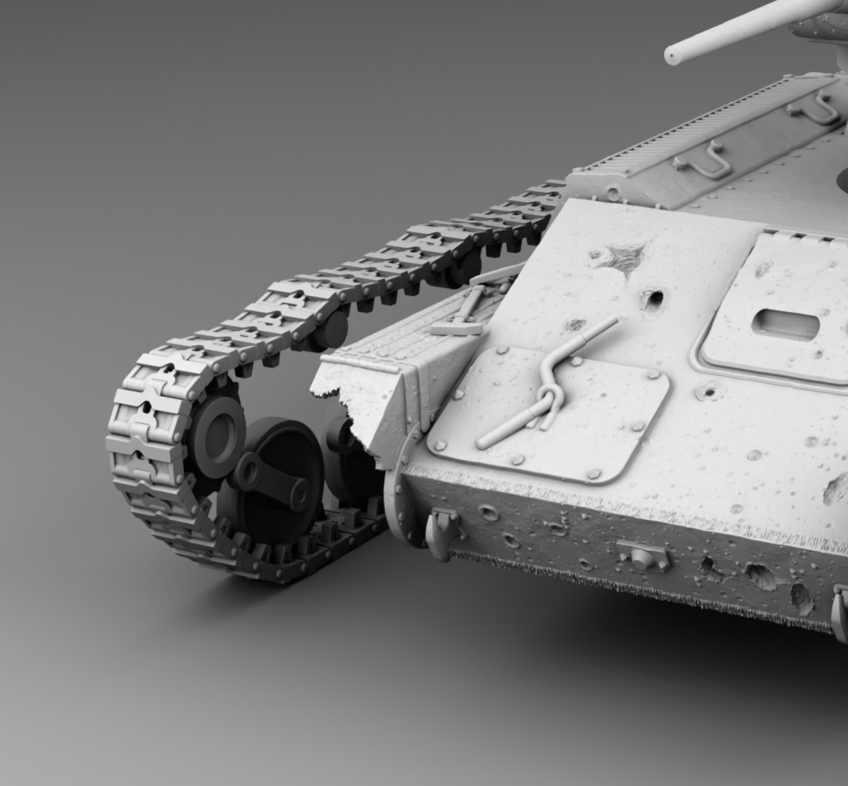 USSR tank T-70 3D print model_18