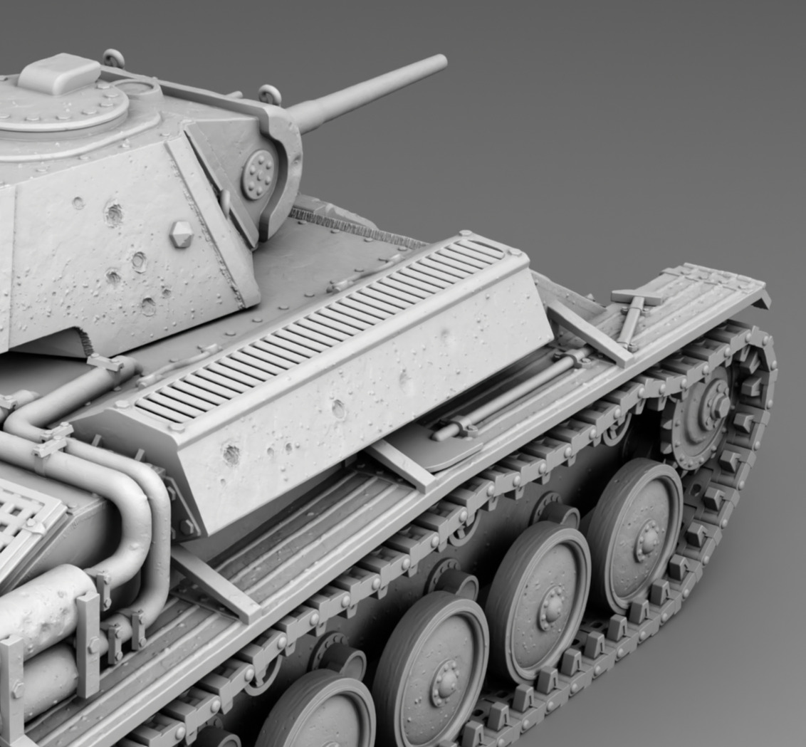 USSR tank T-70 3D print model_13