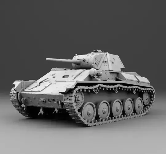 USSR tank T-70 3D print model