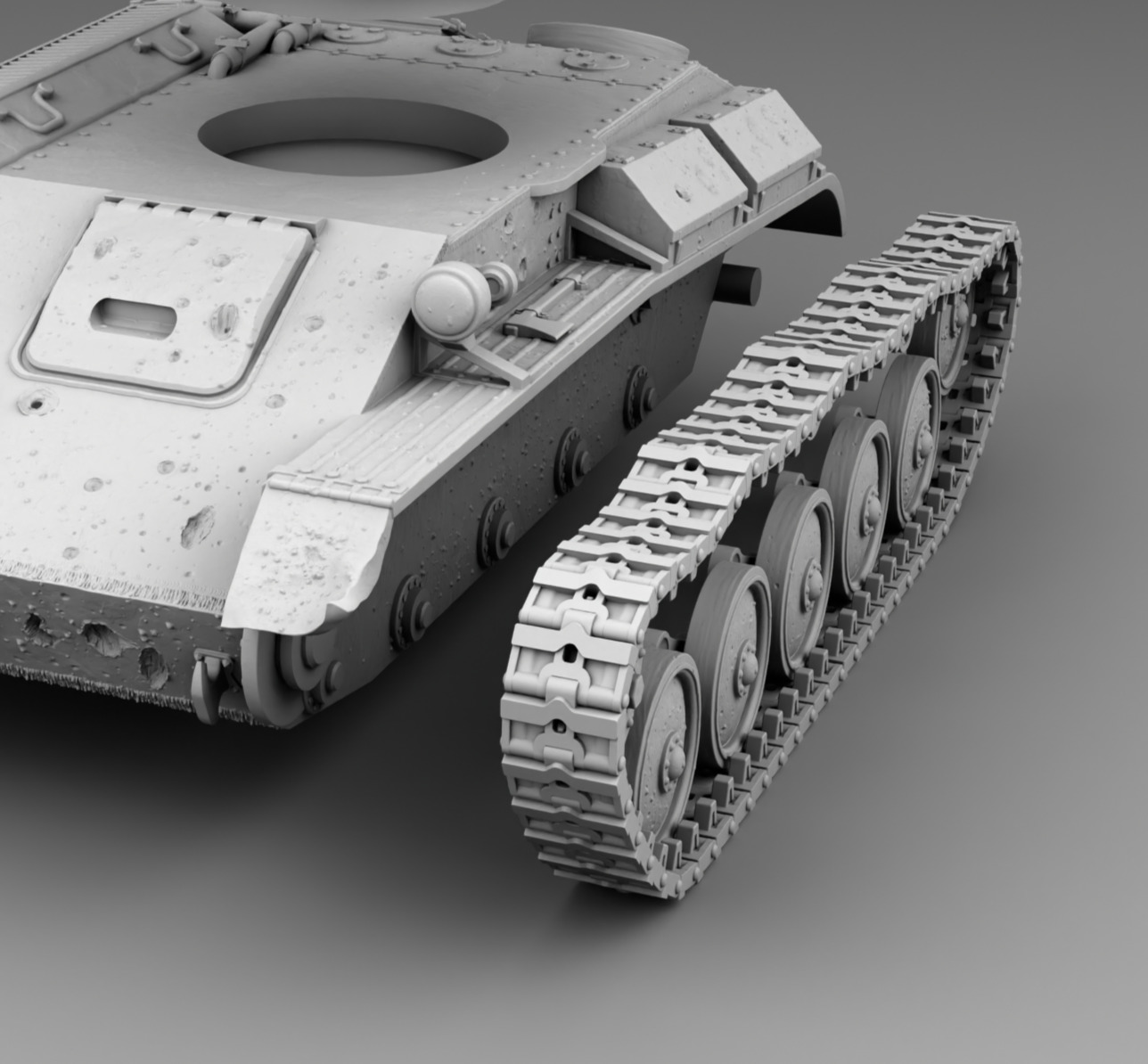 USSR tank T-70 3D print model_17