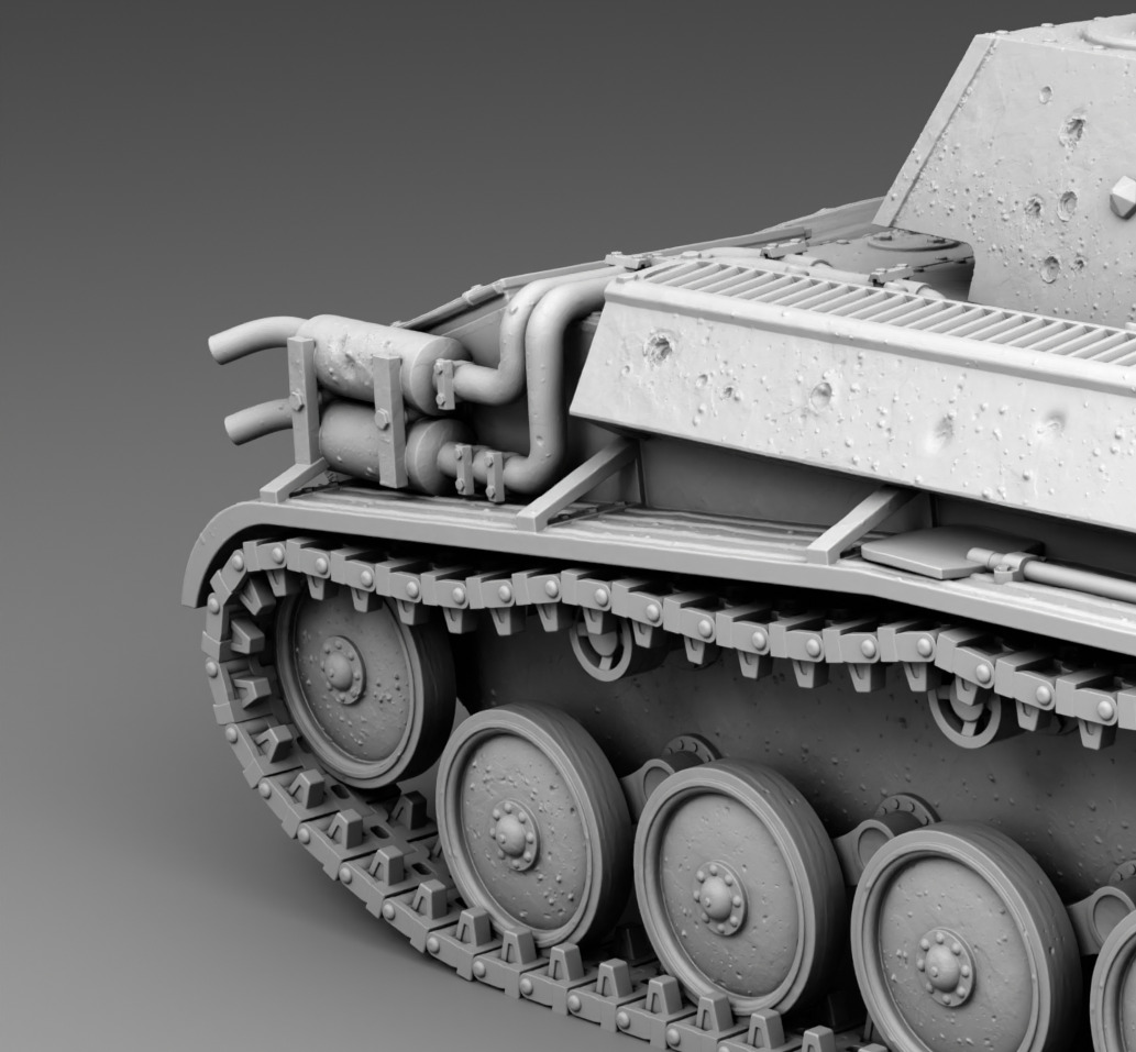 USSR tank T-70 3D print model_10