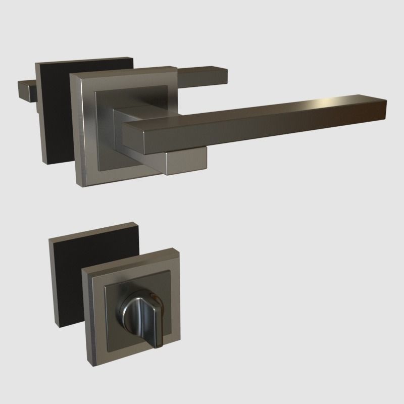 Door Handles for ArchViz Projects - Style MH38 3D model_4