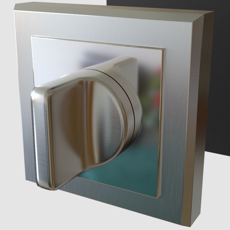 Door Handles for ArchViz Projects - Style MH38 3D model_7