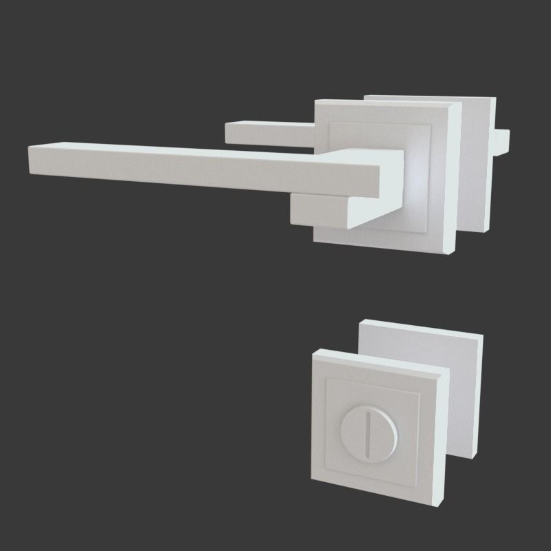 Door Handles for ArchViz Projects - Style MH38 3D model_8