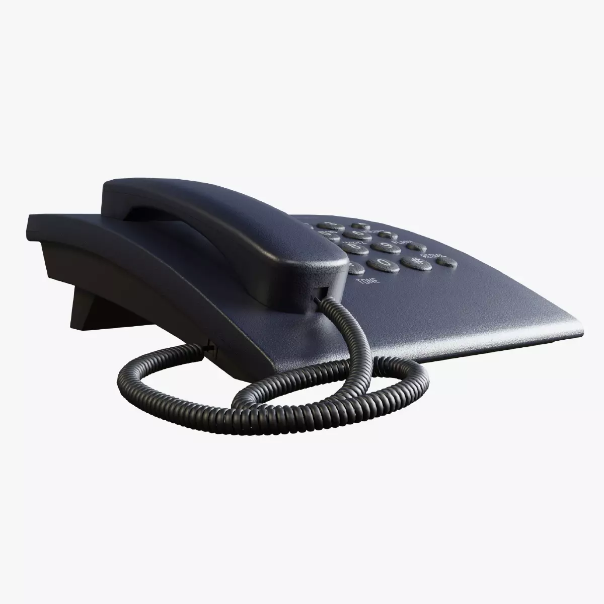 Office Telephone 3D model_0