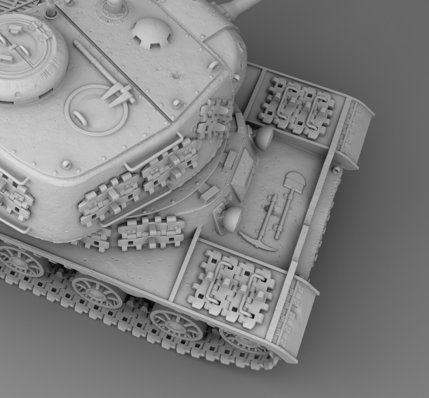 USSR tank IS-1 3D print model_16