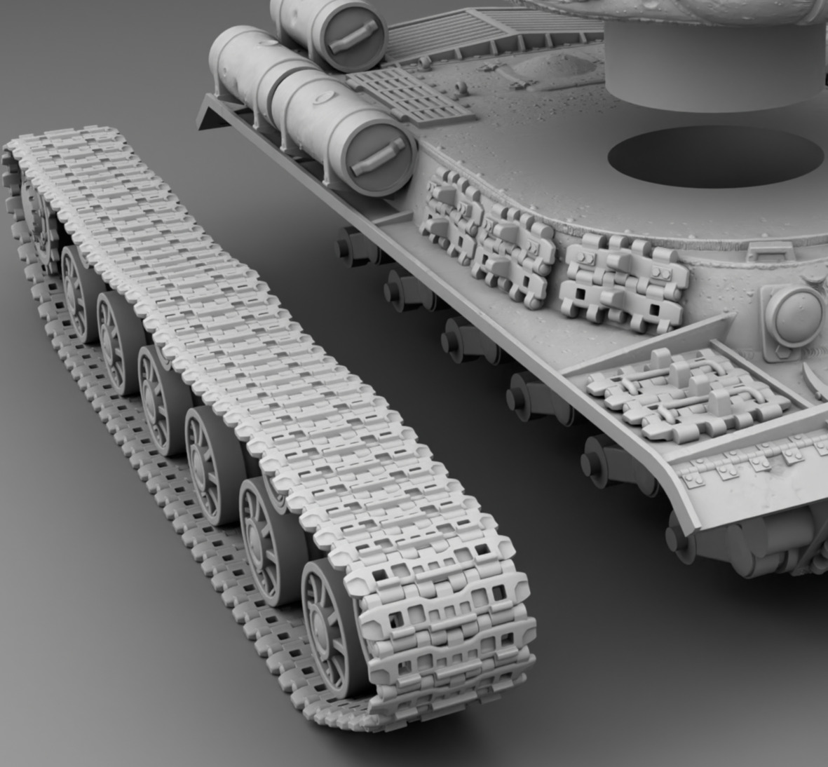 USSR tank IS-1 3D print model_19