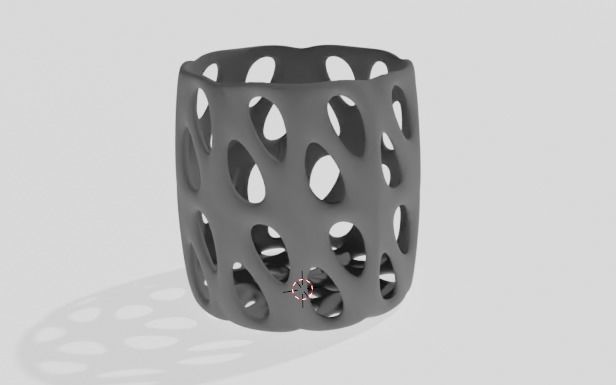 pen holder 3D print model_2