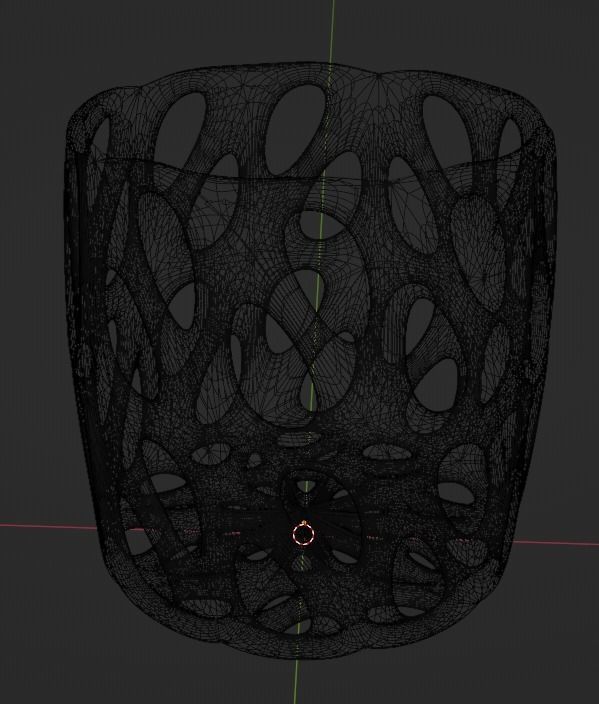 pen holder 3D print model_7