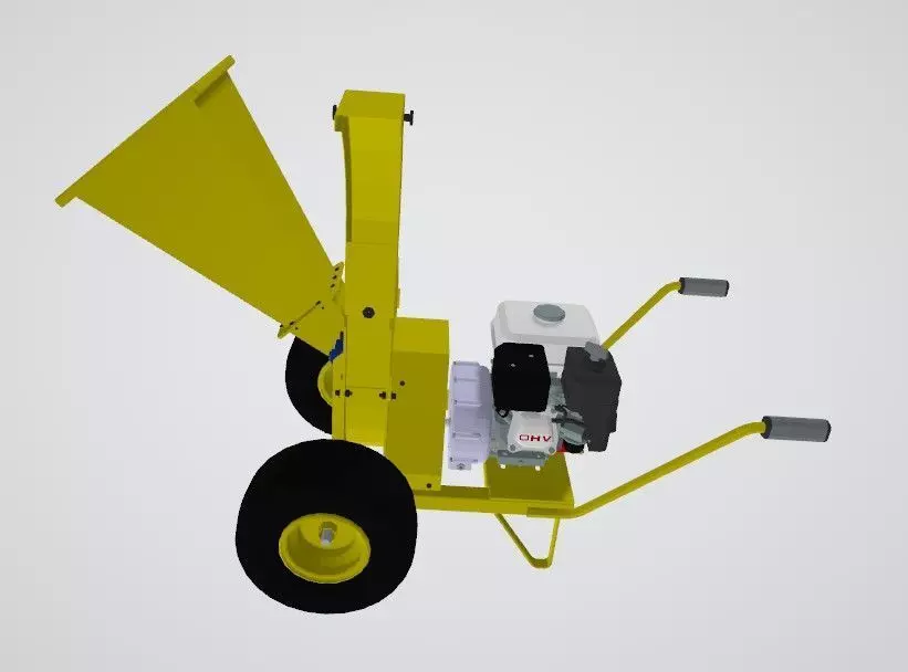 Wood Chipper Free 3D model_0