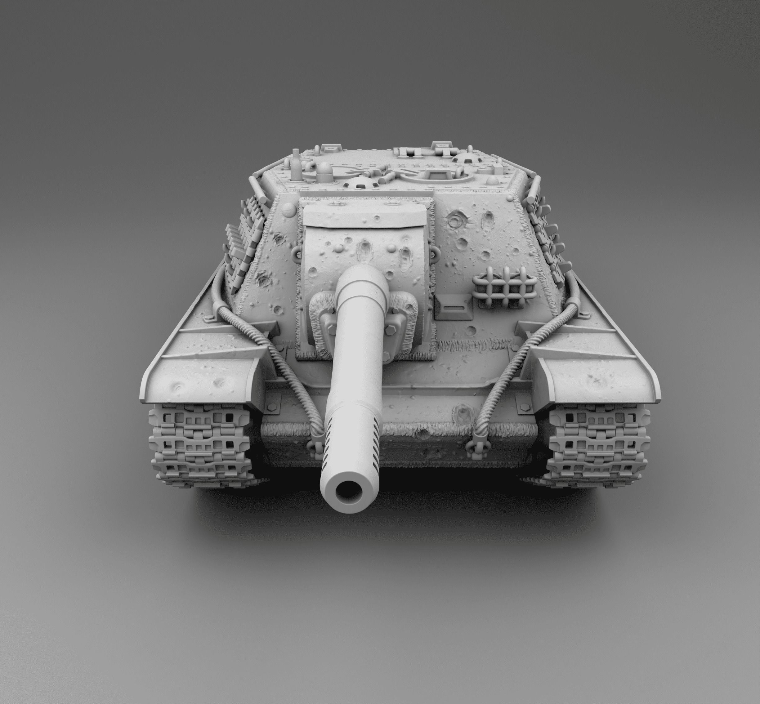 USSR tank SU-152 3D print model_3
