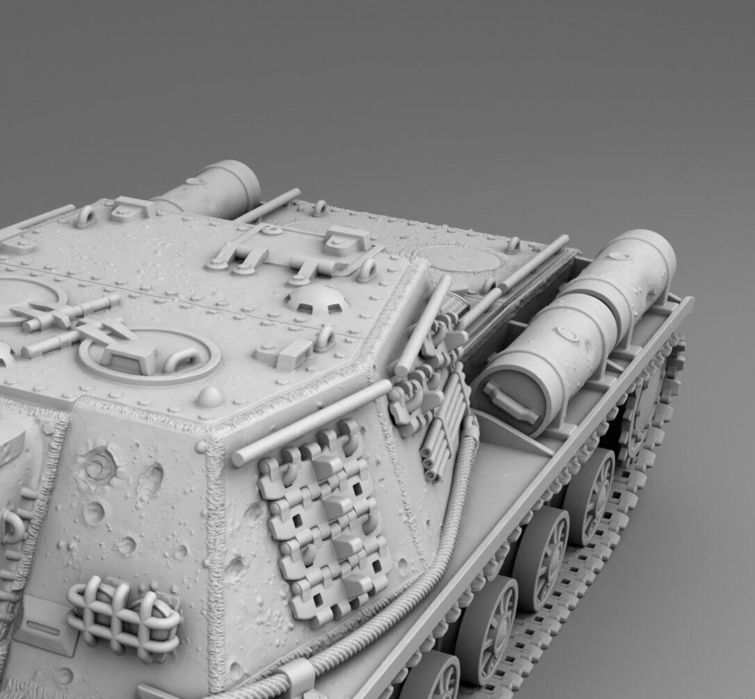 USSR tank SU-152 3D print model_6