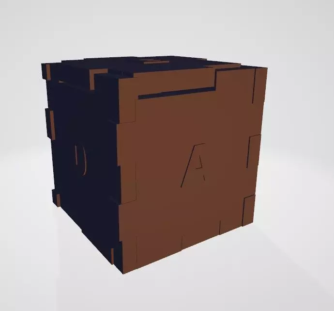 Cube Puzzle  Free 3D print model_0