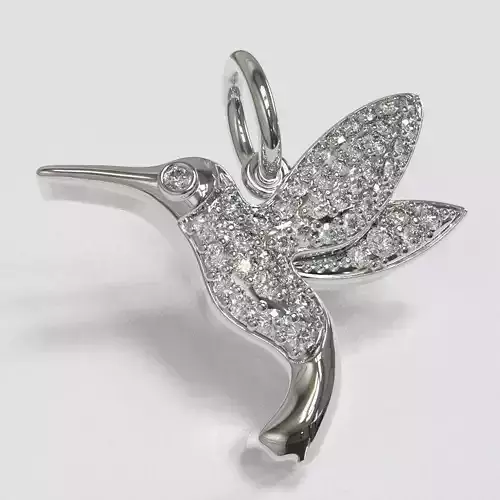 The Hummingbird Pendant Charm