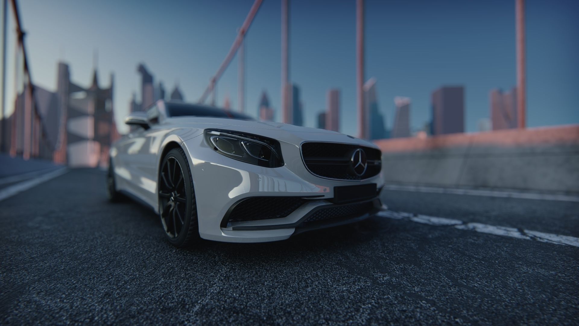 Mercedes Benz S63 3D model_21