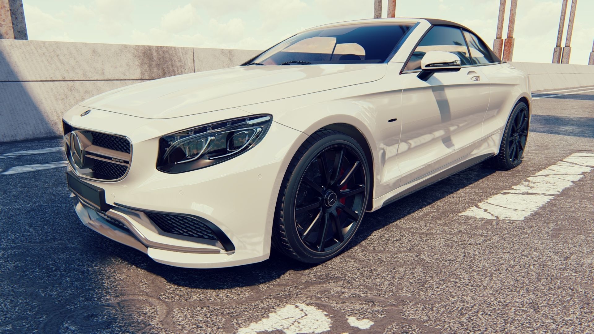 Mercedes Benz S63 3D model_5