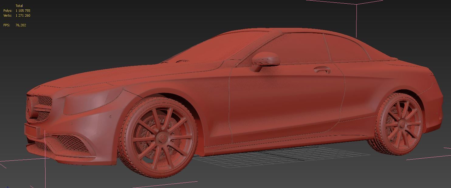 Mercedes Benz S63 3D model_17
