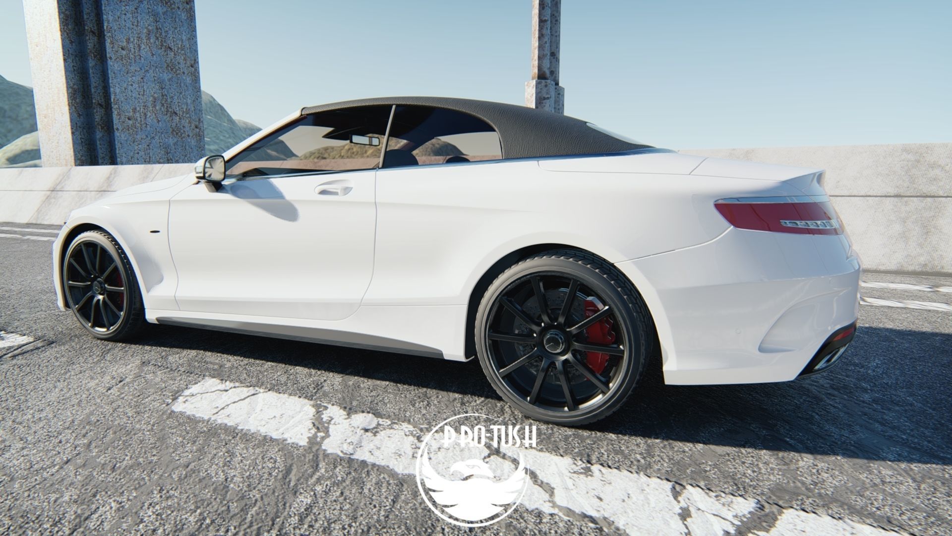 Mercedes Benz S63 3D model_8