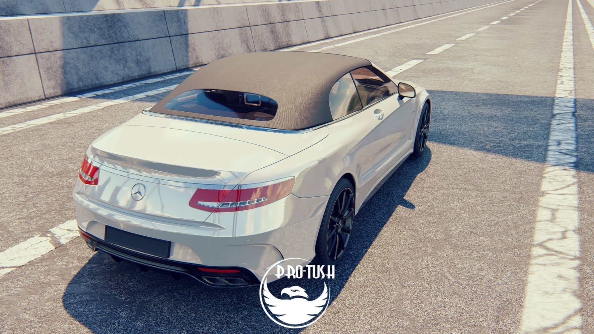 Mercedes Benz S63 3D model_3