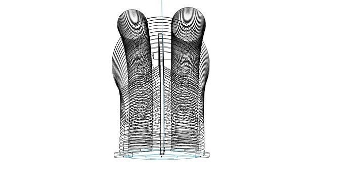 PRTA GIOIELLI - STAND IMPERATOR PER LAMPADA WOOD 3D model