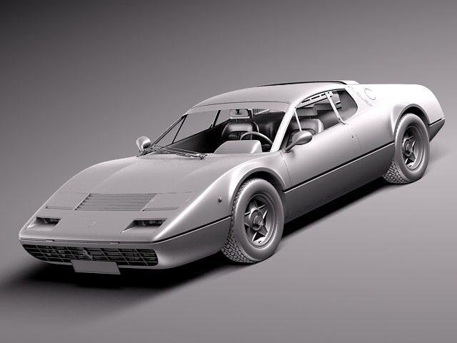 Ferrari 365 GT4 BB 1973 - 1984 3D model_8