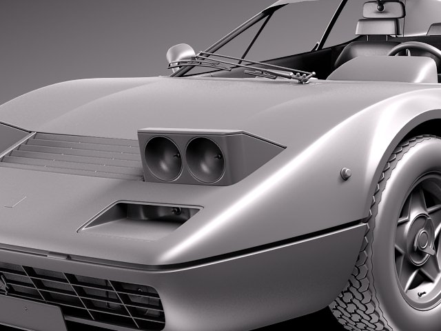 Ferrari 365 GT4 BB 1973 - 1984 3D model_9