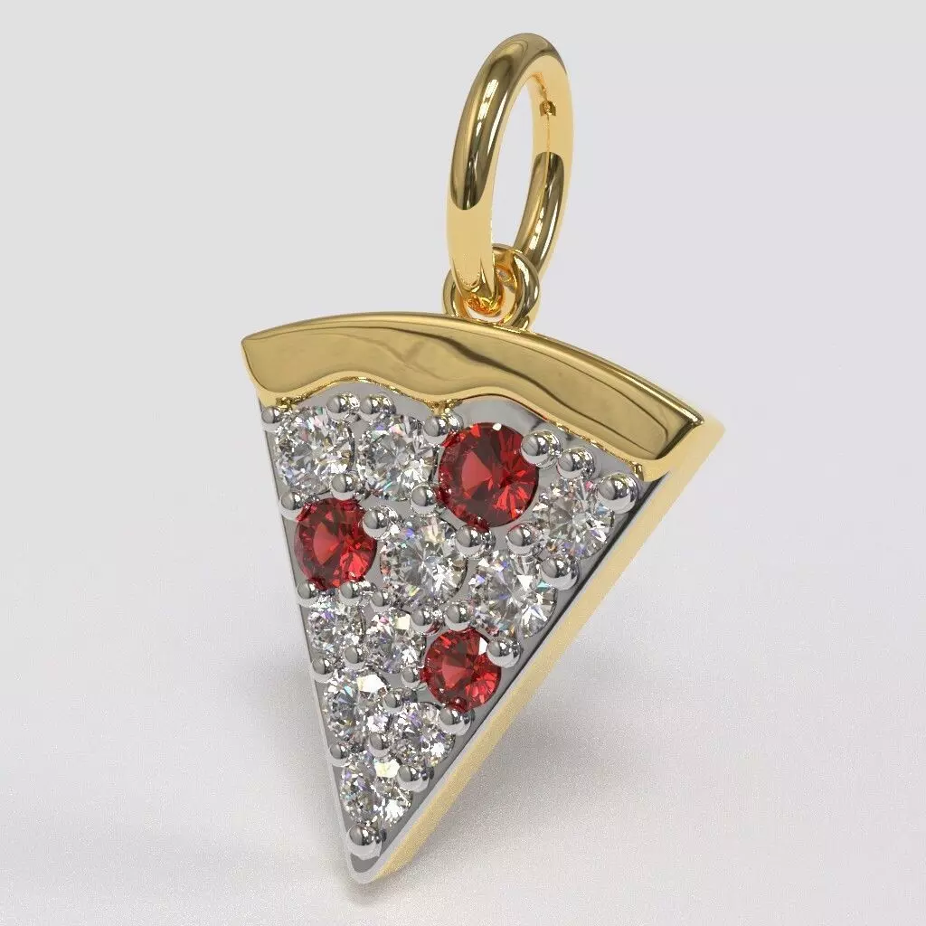 The Pizza Slice Charm 3D print model