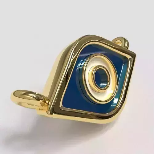 The Enamel Evil Eye Charm