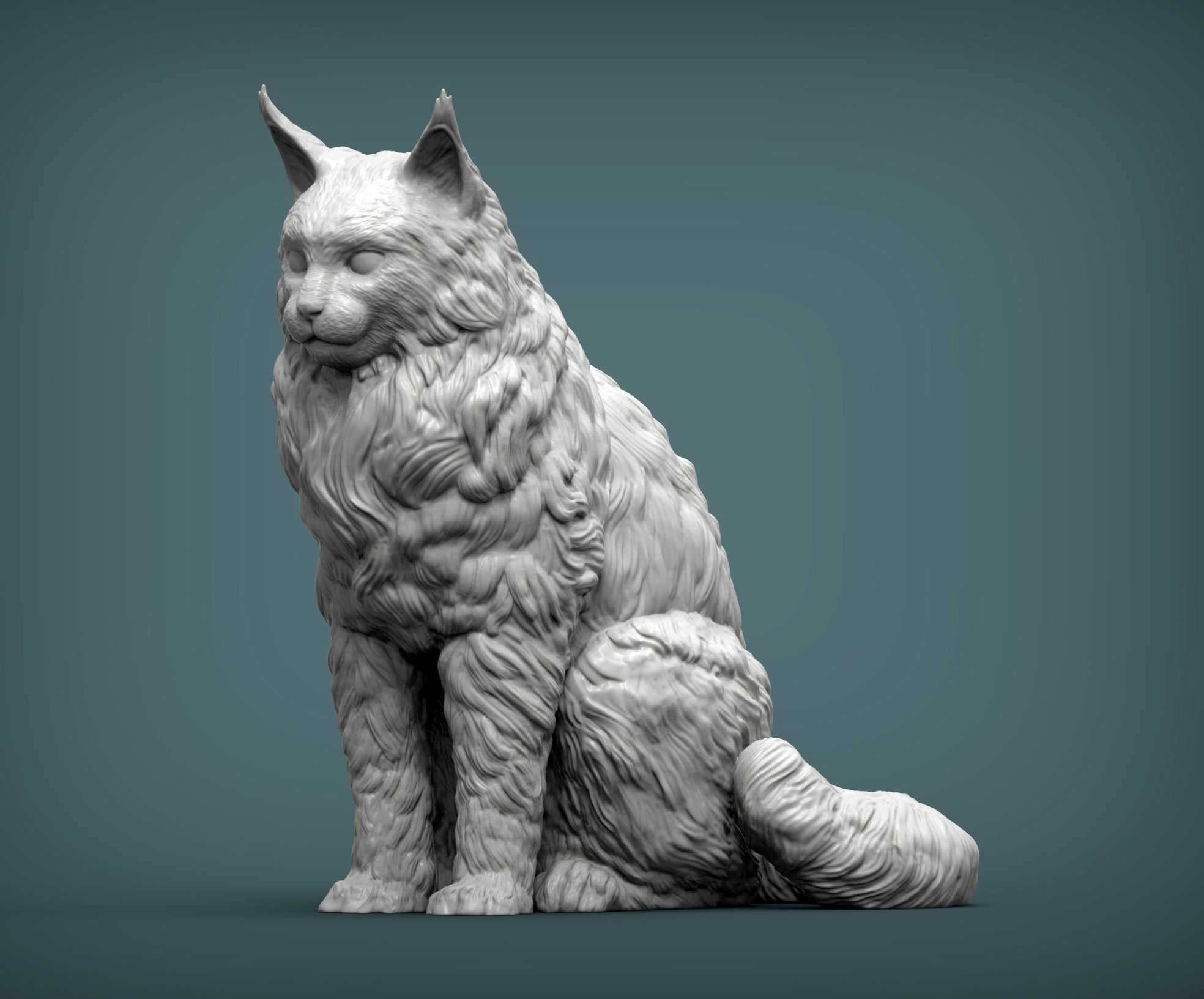 Maine Coon 3D print model_6