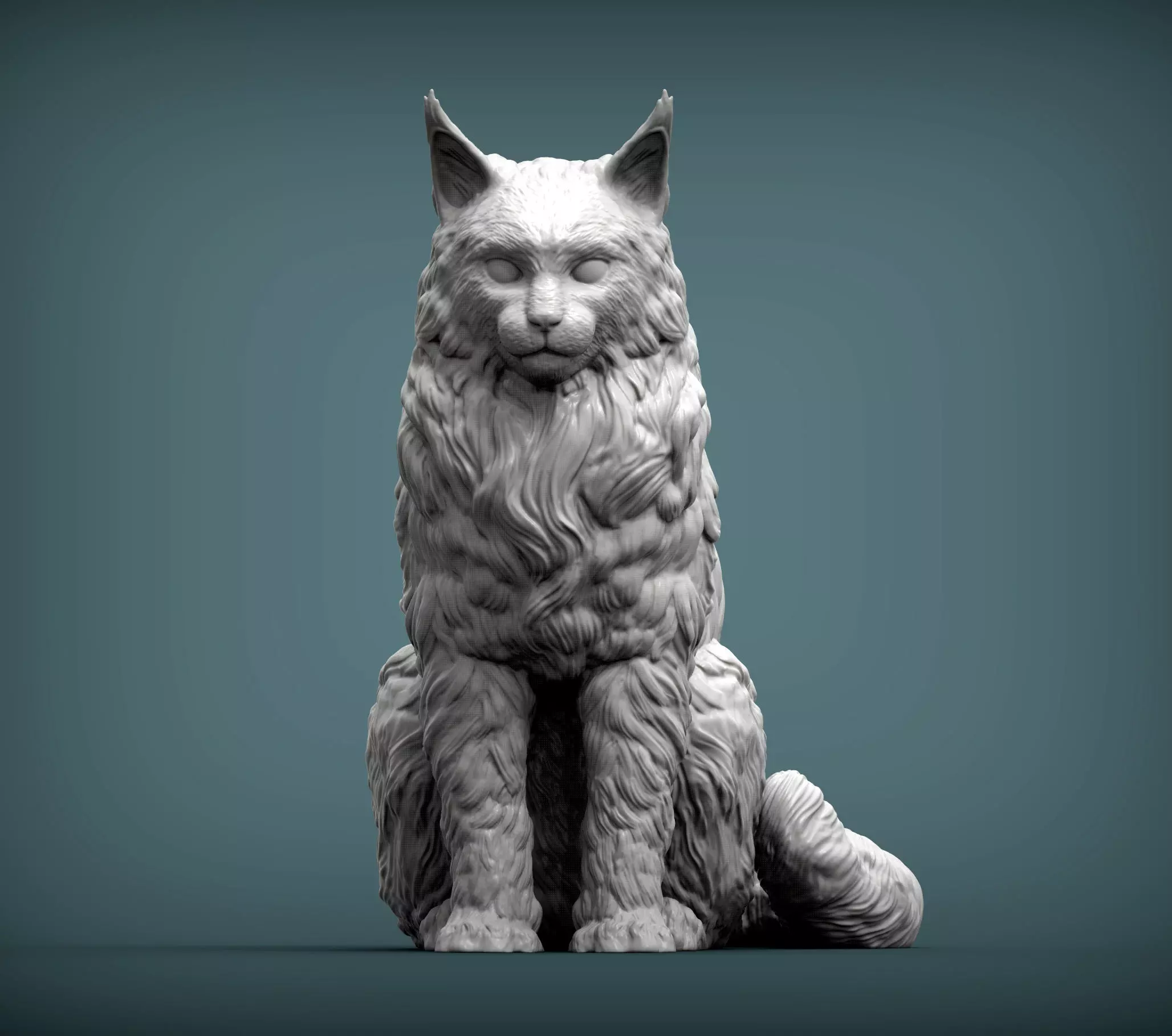 Maine Coon 3D print model_0