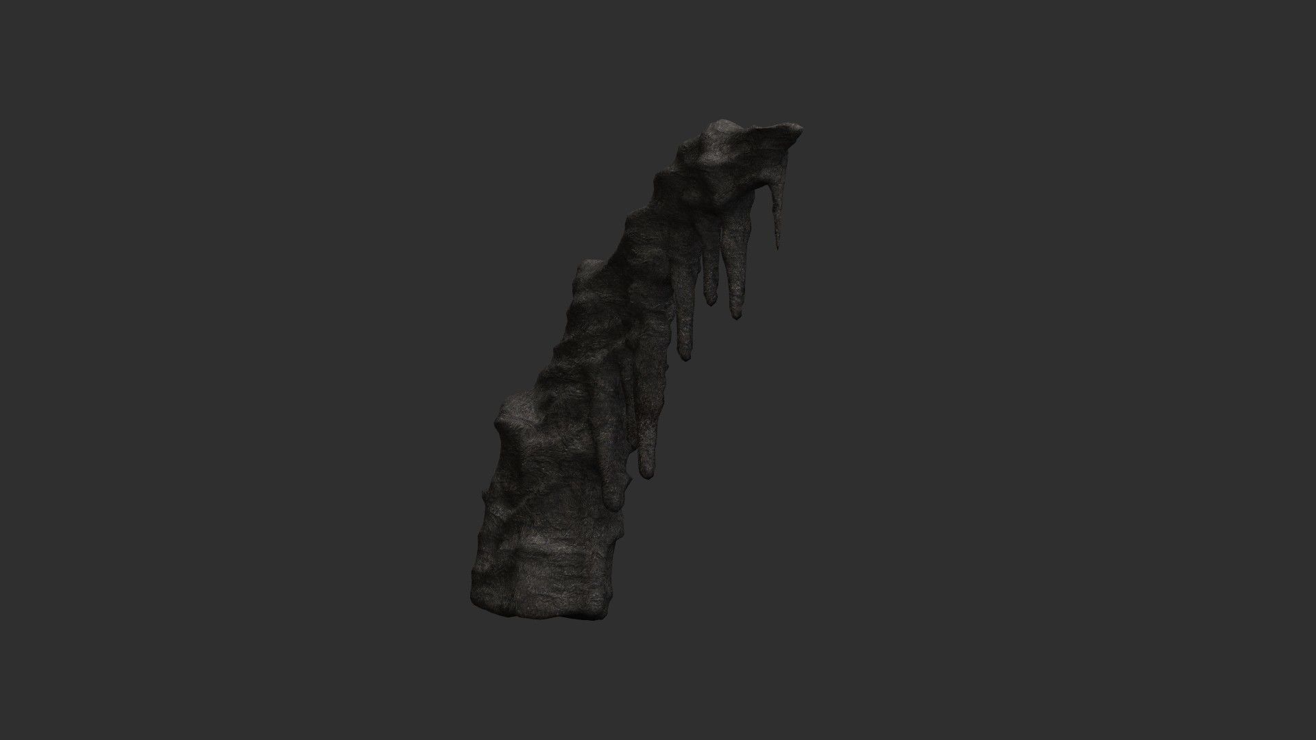 Cave Rock K - Base Low-poly 3D model_7