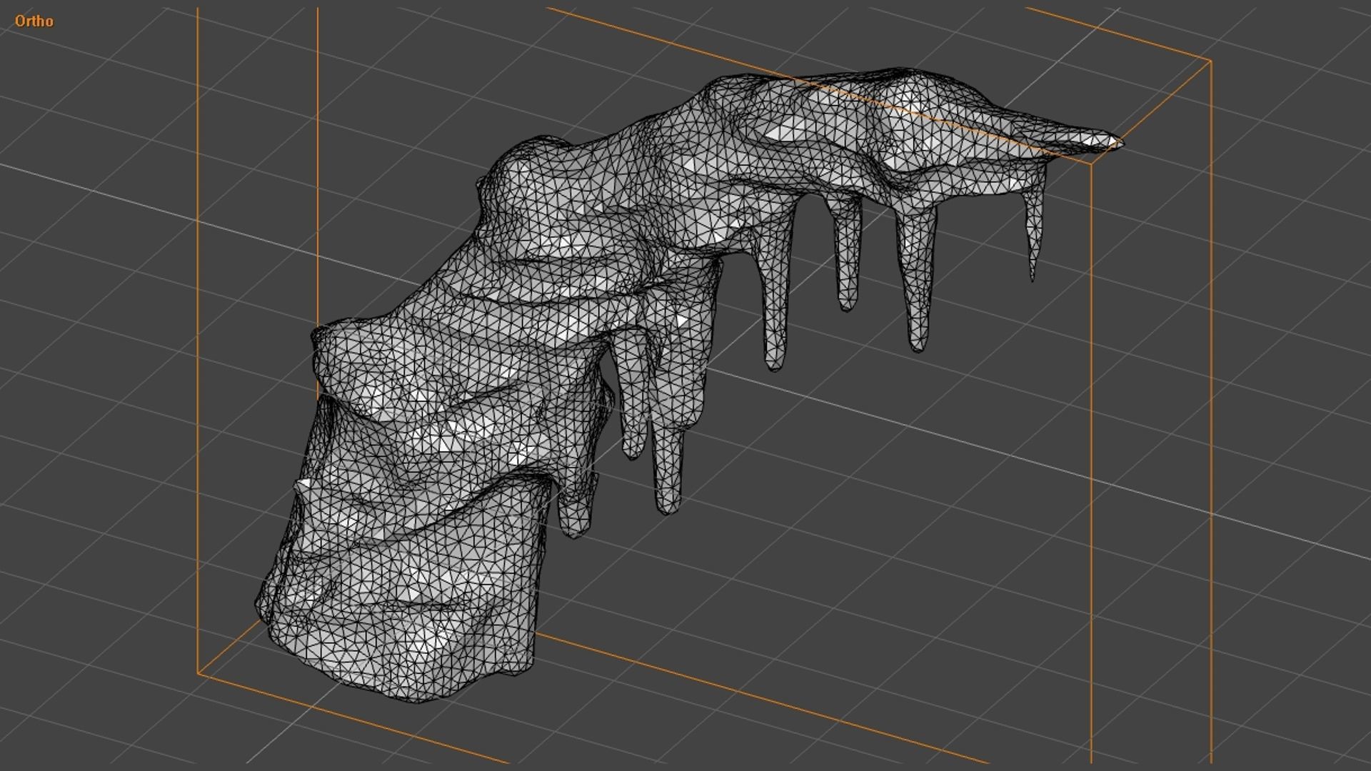 Cave Rock K - Base Low-poly 3D model_9