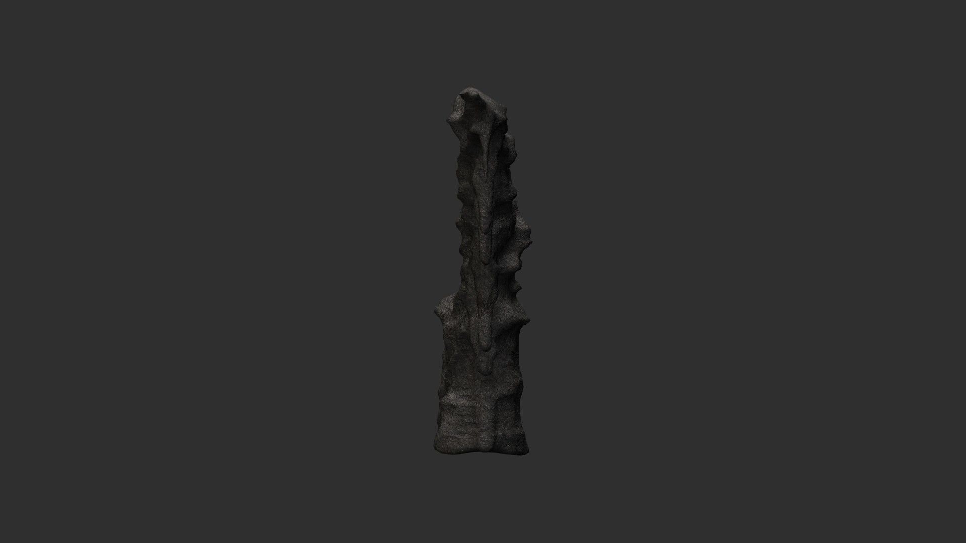 Cave Rock K - Base Low-poly 3D model_6