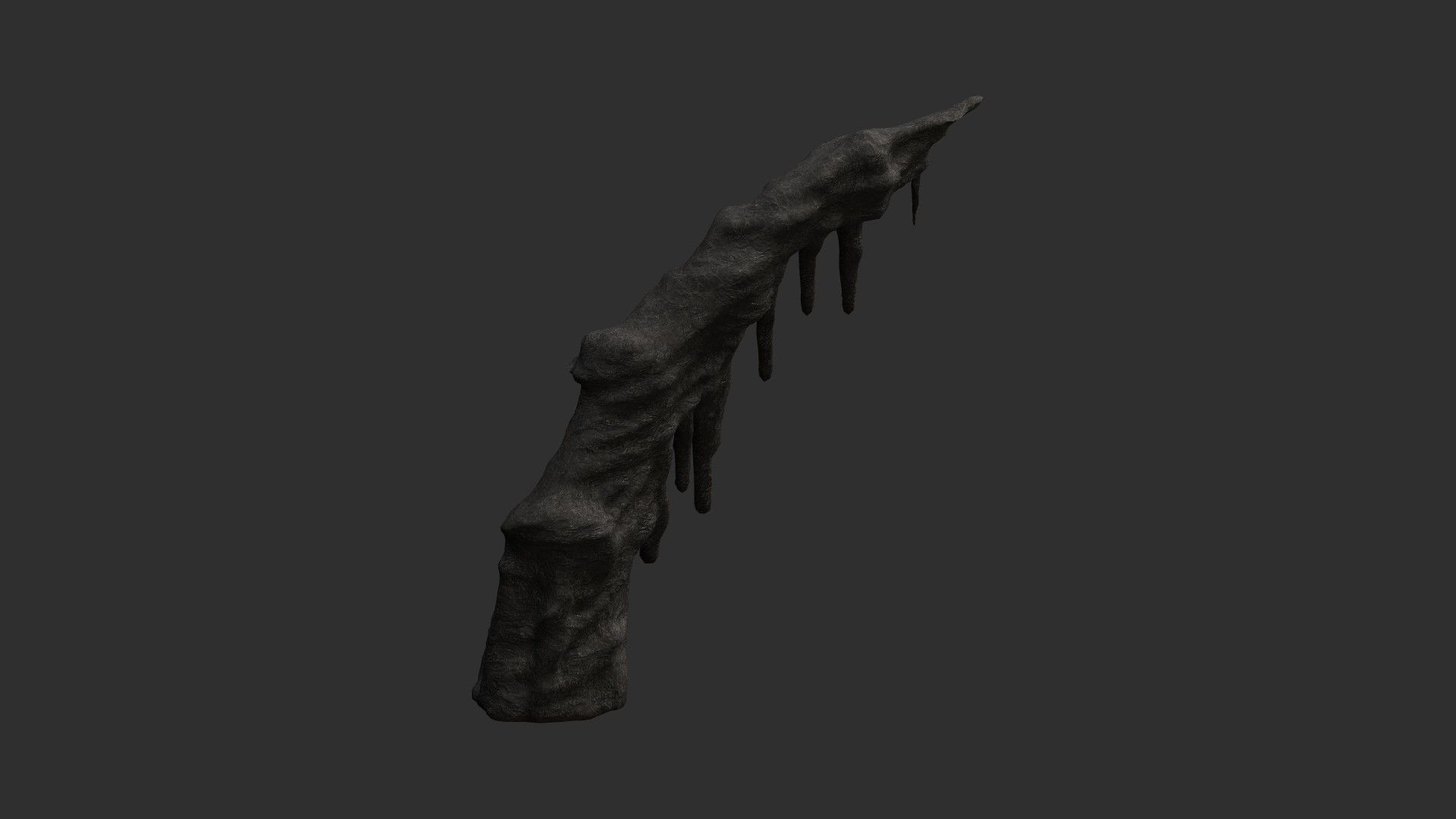 Cave Rock K - Base Low-poly 3D model_8