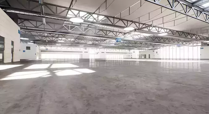 Warehouse 002 UE4 3D model