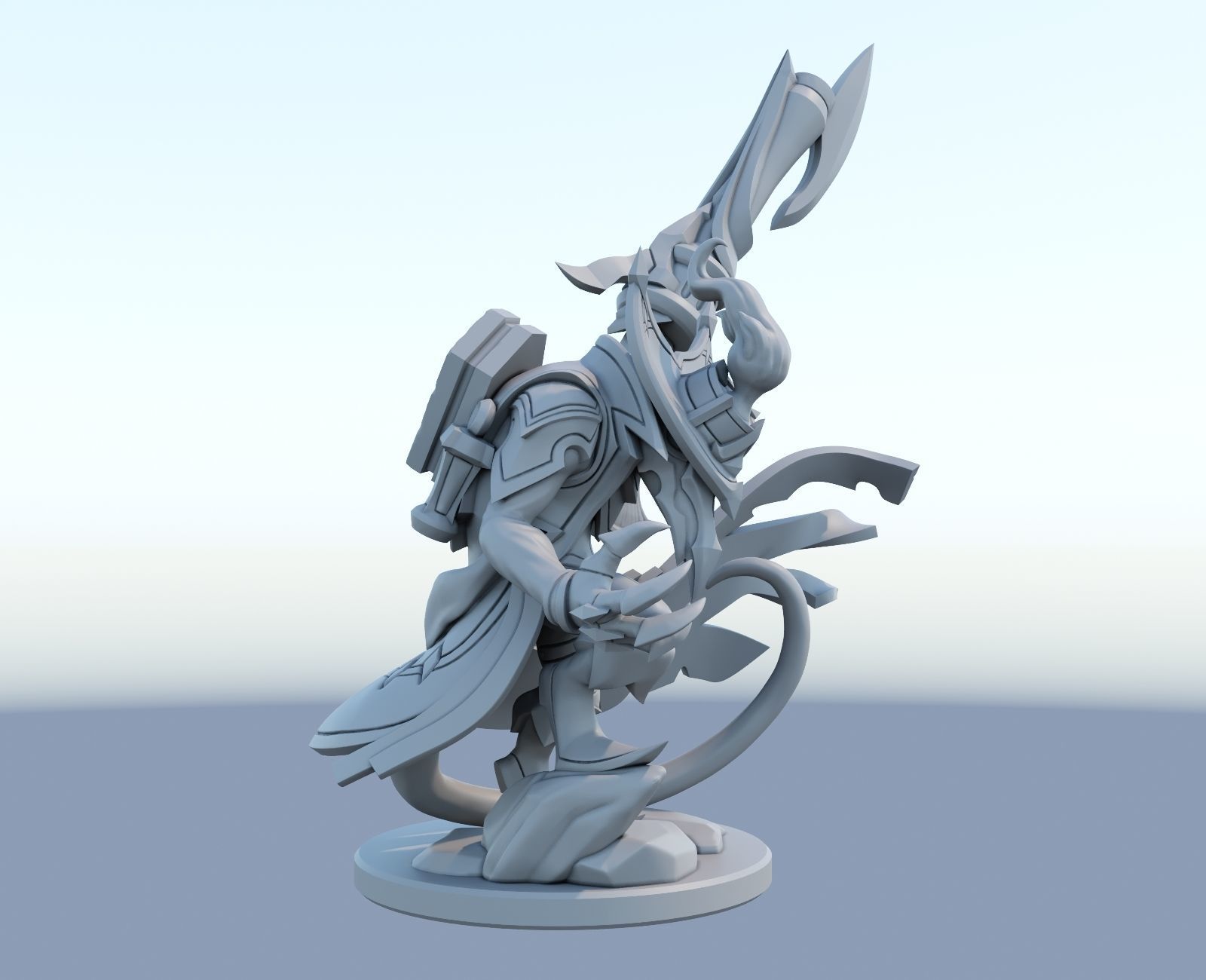 twitch high noon League of Legends 3D print model 3D print model_9
