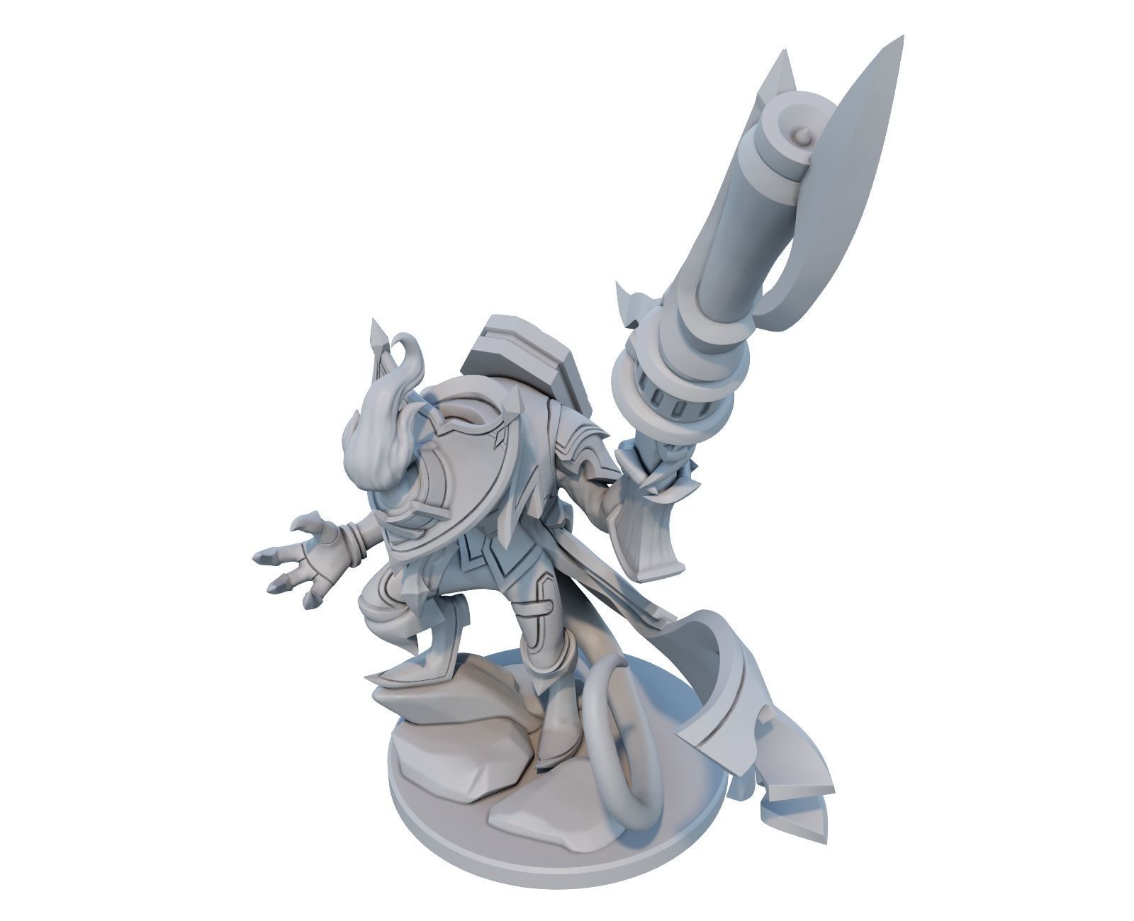 twitch high noon League of Legends 3D print model 3D print model_11