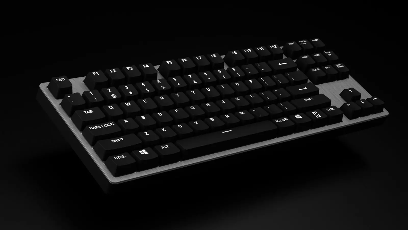 Keyboard 3D Model Low-Poly mechanical Low-poly 3D model