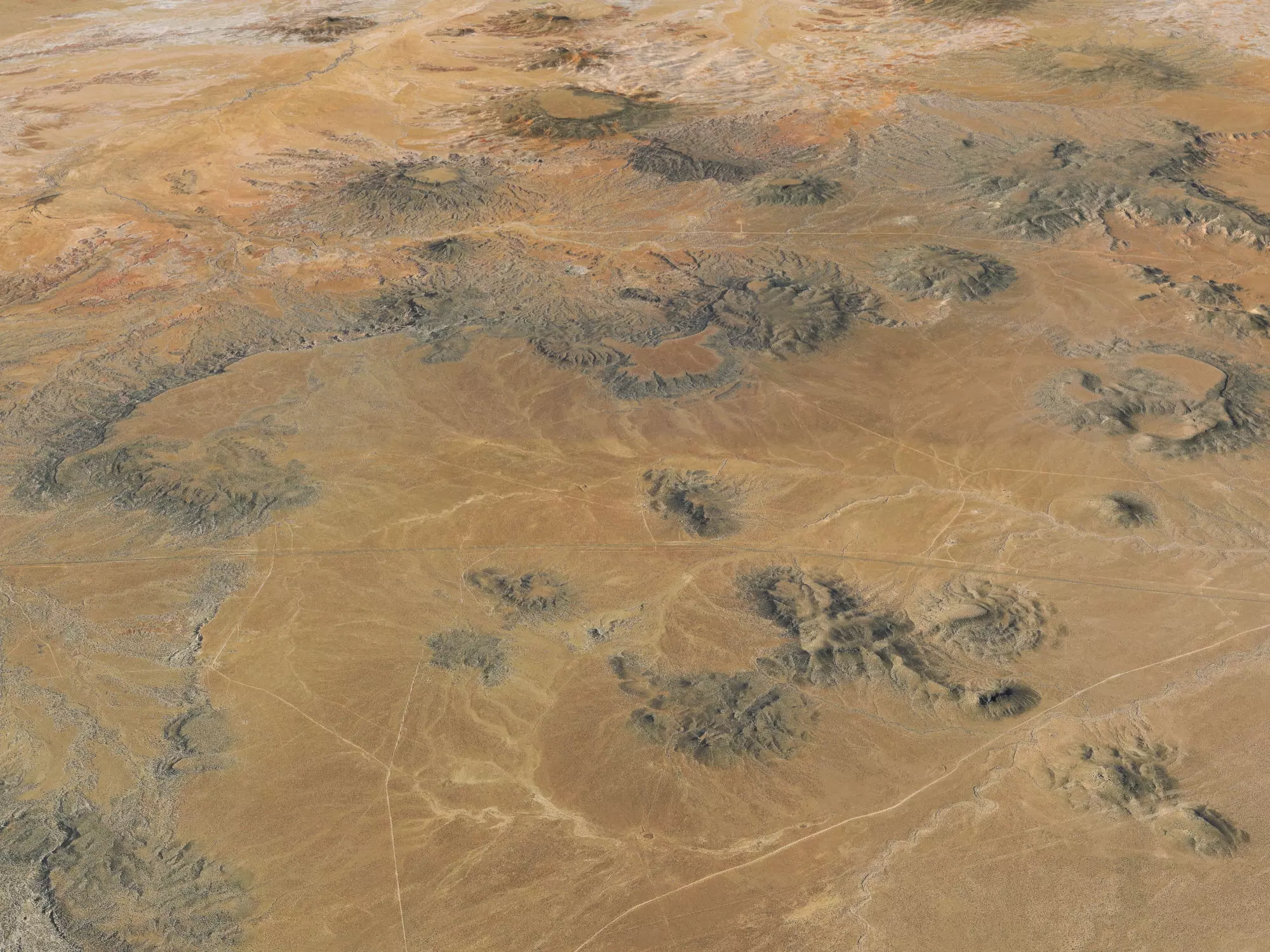 Desert Landscape 3D model_0